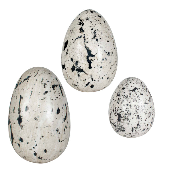 Uttermost Nest Hand-polished Natural Stone Egg Sculptures Organic Earthy Accent Set