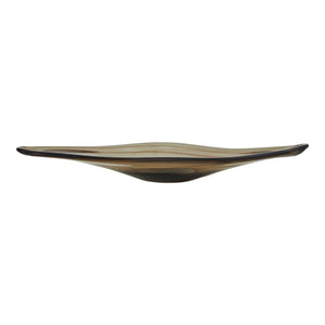 Uttermost Uttermost Soluna Hand Blown Smoke Glass Bowl Sculptural Organic Accent for Any Space 18337