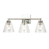 East Point 24'' Wide 3-Light Vanity Light - Polished Chrome 18344/3 Elk Lighting