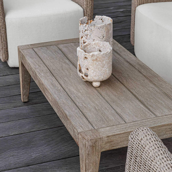 Uttermost Hand-carved Natural Stone Candleholder Set for Indoor Outdoor Decor