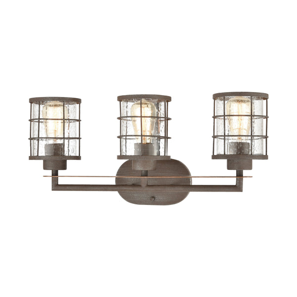 Gilbert 24'' Wide 3-Light Vanity Light - Rusted Coffee 18365/3 Elk Lighting