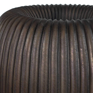 Uttermost Cast Aluminum Ribbed Planter Weathered Indoor Outdoor Patio Accent