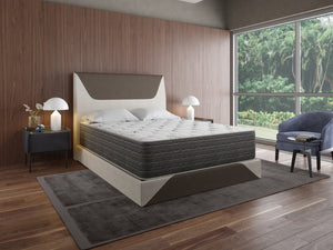 English Elm 13.5" Dreamflex Bamboo Cover Flippable Plush Queen Mattress with Pocketed Coil Support B2712P235904