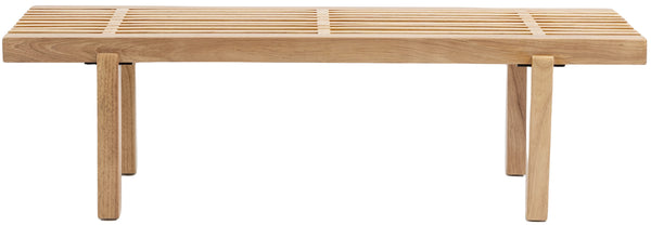 Naya Cream Chenille Fabric Bench 183Cream Meridian Furniture