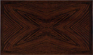 English Elm Contemporary Cherry 59" x 35" Rectangle Dining Table for 6, Solid Wood Frame, Melamine Top Finish B011P194284