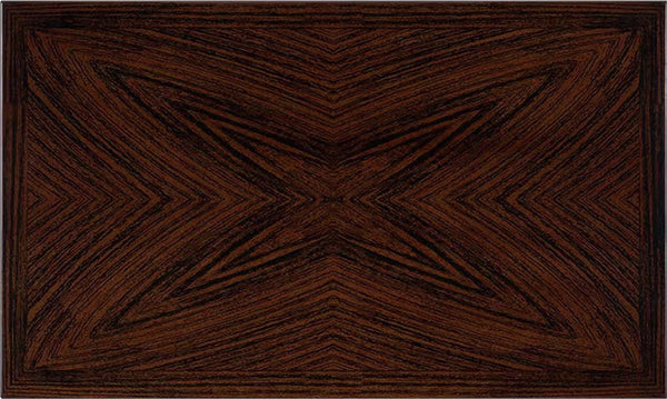 English Elm Contemporary Cherry 59" x 35" Rectangle Dining Table for 6, Solid Wood Frame, Melamine Top Finish B011P194284