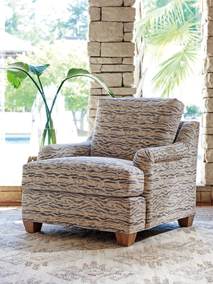 Lexington Tommy Bahama Home Barton Global Transitional Accent Seating With Aged Bronze And Natural Oak Finish For Elegant Living Newcastle Wood 1842-11-40