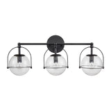 Langford 24'' Wide 3-Light Vanity Light - Matte Black 18432/3 Elk Lighting