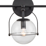 Langford 24'' Wide 3-Light Vanity Light - Matte Black 18432/3 Elk Lighting