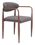 Zens Dining Chair - Set of 2 Truffle Gray 110208 Zuo Modern