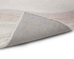 Sunpan Sanibel Hand-tufted Rug - Elegant Ivory And Beige Design With Nature-inspired Flowing Curves Taupe Wool 111985