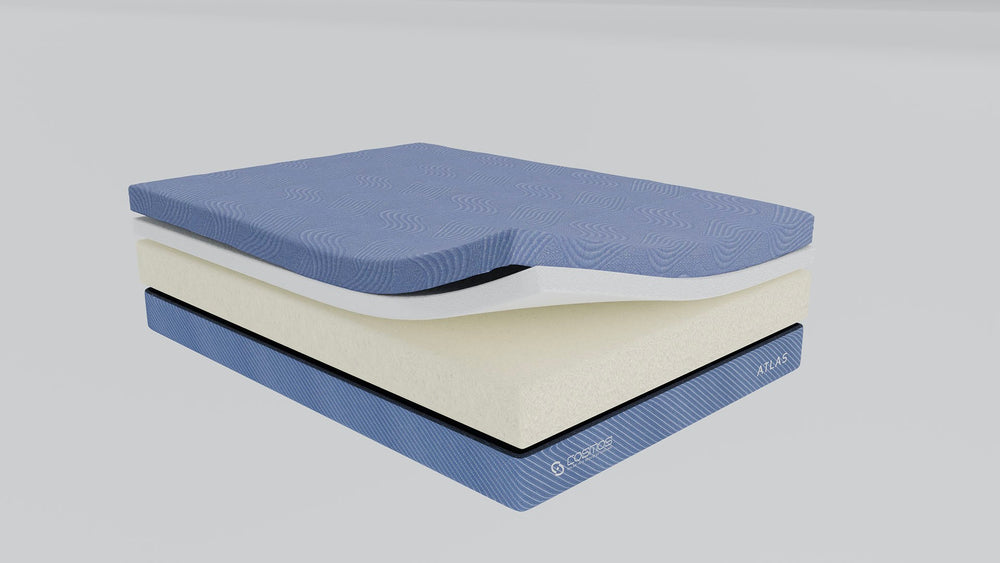 English Elm Atlas- 8 Inch Full Memory Foam Mattress Plush Pressure Relief Guest Room Sleep B342P315662