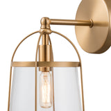 Merrick 10'' High 1-Light Sconce - Satin Brass 18450/1 Elk Lighting