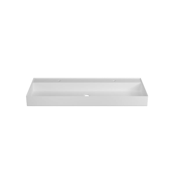 English Elm Stone Resin Seamless Basin Sink for Spa and Contemporary Bathroom Vanity Decor T3785P355771
