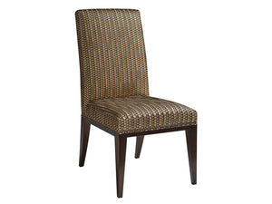 Lexington Lowell Leather Dining Chair - Luxurious Upholstered Seating With Elegant Nailhead Trim Options   Ll1847-12aa-40