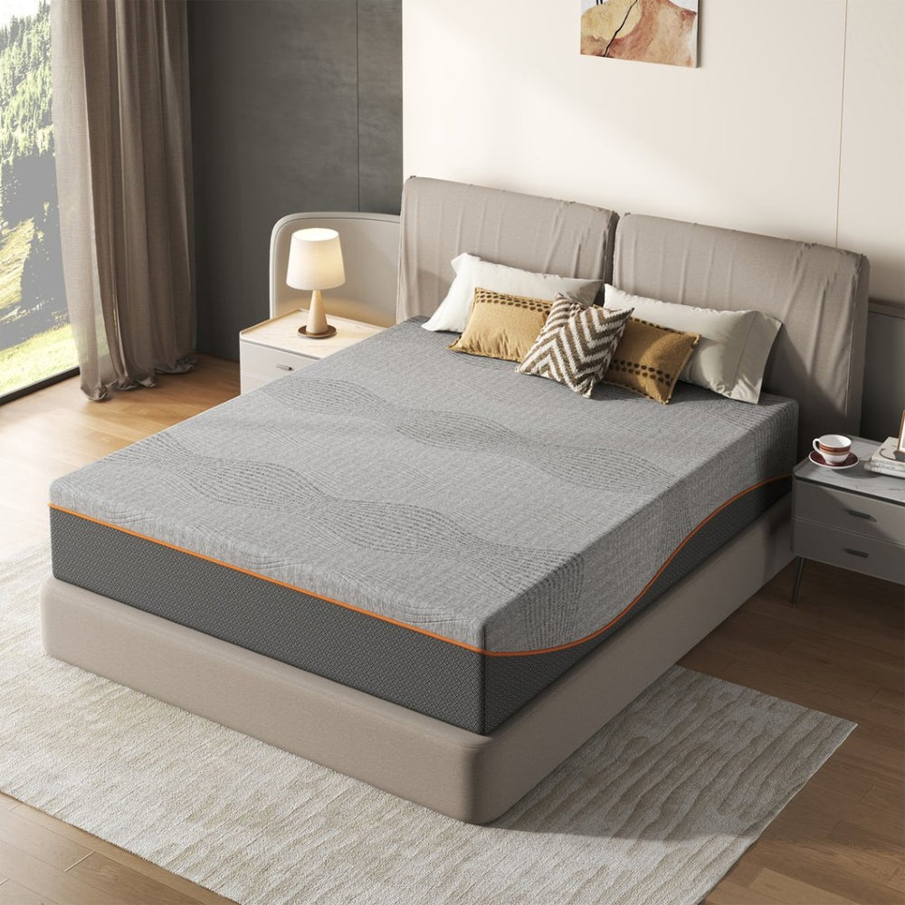 English Elm Queen 12 Inch Memory Foam Mattress Fiberglass Free Cooling Medium Feel Certified W2889P423143