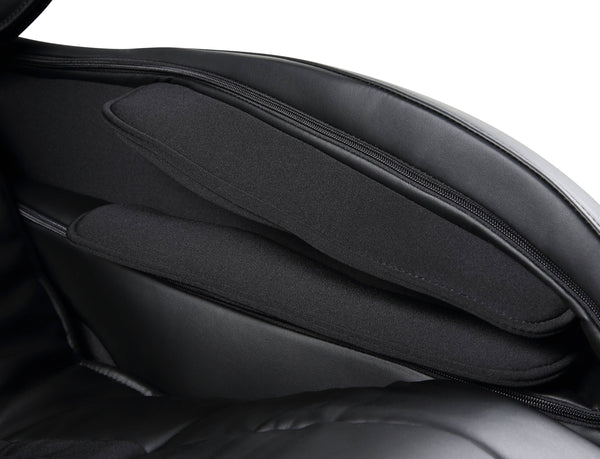 English Elm Pacari 2D Massage Chair in Black PU Leather with Zero-Gravity, 16 Airbags, Shiatsu & Foot Massage B2726P251667