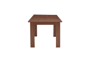 English Elm Extendable Drop Leaf Dining Table Walnut Finish Solid Wood Legs Modern Design W3875P402469