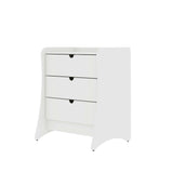 Coney 2-Piece Dresser and Nightstand in White 185GMC1 Manhattan Comfort