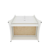 Coney 2-Piece Dresser and Nightstand in White 185GMC1 Manhattan Comfort