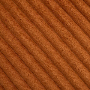 English Elm Big Corduroy Lounger Bean Bag with Ottoman Memory Foam Fill for Living Room Orange W395P435350
