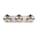 Davenay 23'' Wide 3-Light Vanity Light - Satin Nickel 18642/3 Elk Lighting