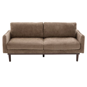 English Elm Modern Chenille Loveseat with Pocket Spring Cushions and Rubberwood Legs for Living Room N763P347228D
