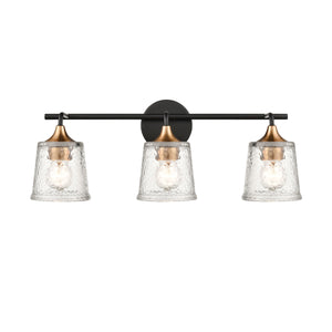 Hamy 23'' Wide 3-Light Vanity Light - Matte Black 18682/3 Elk Lighting