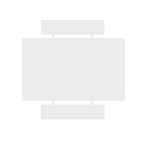 Coney Dining Set of 3 in White 186GMC1 Manhattan Comfort