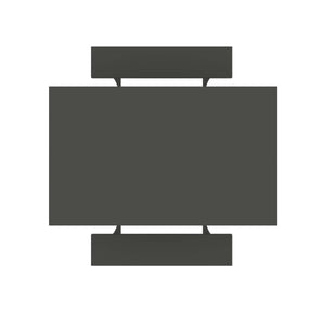 Coney Dining Set of 3 in Grey 186GMC9 Manhattan Comfort