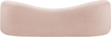 Kali Pink Faux Shearling Teddy Fabric Sofa 186Pink-S Meridian Furniture