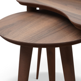 English Elm Ashcroft Furniture - Dainty Walnut Nesting Table