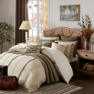 Madison Park Signature Chateau Lodge/Cabin Comforter Set MPS10-208 Linen