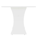 Coney Dining Table in White 187GMC1 Manhattan Comfort