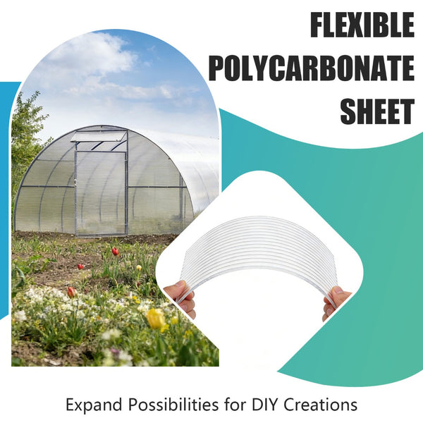 English Elm 5' 5 Ft Twin Wall Polycarbonate Greenhouse Panels 12 Pack Uv Blocking Insulated Sheets W3213P460544