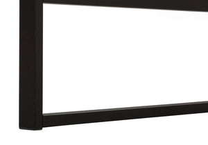 English Elm Computer Desk - Stylish Natural Laminate With Black Metal Frame, Perfect For Home Office & Study B2710P219880