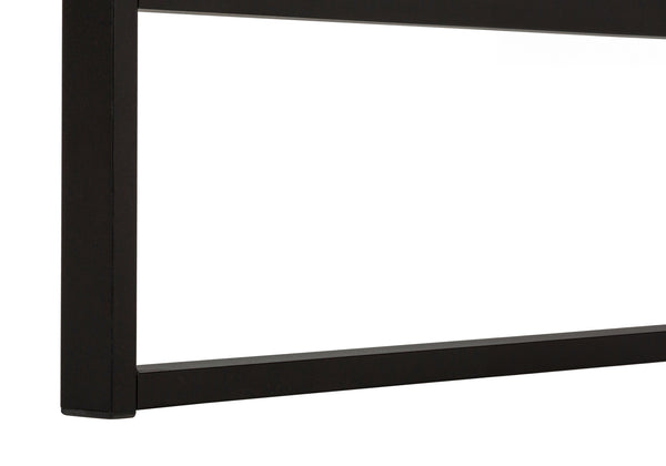 English Elm Computer Desk - Stylish Natural Laminate With Black Metal Frame, Perfect For Home Office & Study B2710P219880