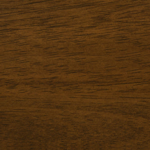 English Elm Marcella Mid-Century Dark Walnut 5-Pc Dining Set with Plush Upholstered Brown Chairs, Sleek Legs B062S00884