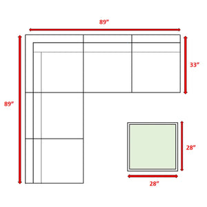 English Elm LSI 4-Person Outdoor Wicker Seating Set with Cushions, 7-Piece Fully Assembled Patio Lounge Group with Durable Aluminum Frame and Machine-Washable Covers Brown Mix B120S00076