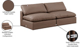 Comfy Brown Vegan Leather Modular Sofa 188Brown-S78 Meridian Furniture