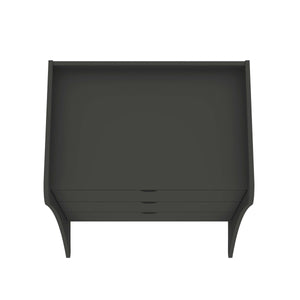 Coney 3-Piece Dresser and 2 Nightstands in Grey 188GMC9 Manhattan Comfort