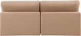 Comfy Tan Vegan Leather Modular Sofa 188Tan-S78 Meridian Furniture