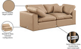 Comfy Tan Vegan Leather Modular Sofa 188Tan-S80 Meridian Furniture