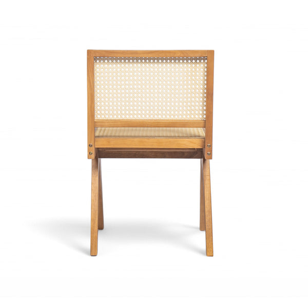 English Elm Christopher Knight Home® - Chandigarh Dining Room Chairs Set Of 2 – Stylish Rattan & Rubberwood Side Chairs For Any Space N768P241397N