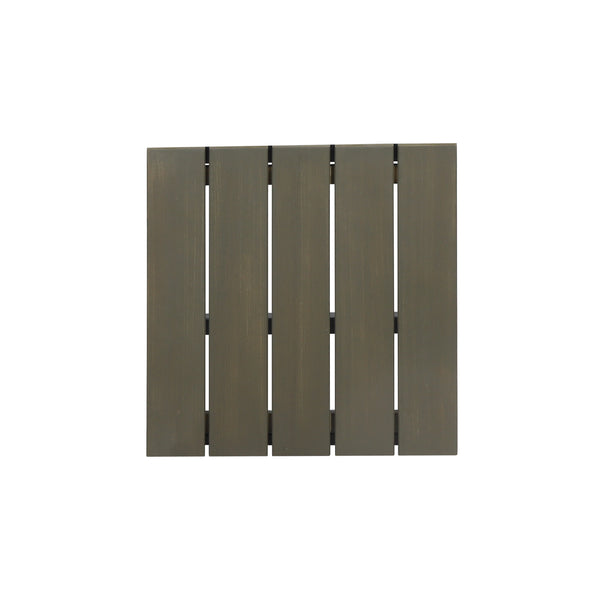 English Elm Christopher Knight Home® - EZRA Outdoor Acacia Bar Stool Set of 2 — Handcrafted Teak Finish Wood Tops, Sturdy Iron Frames Black+Grey 70262.00GRY