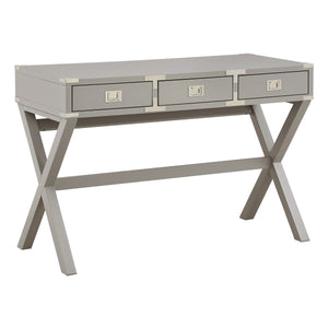 OSP Home Furnishings Wellington 46" Desk with Power Grey