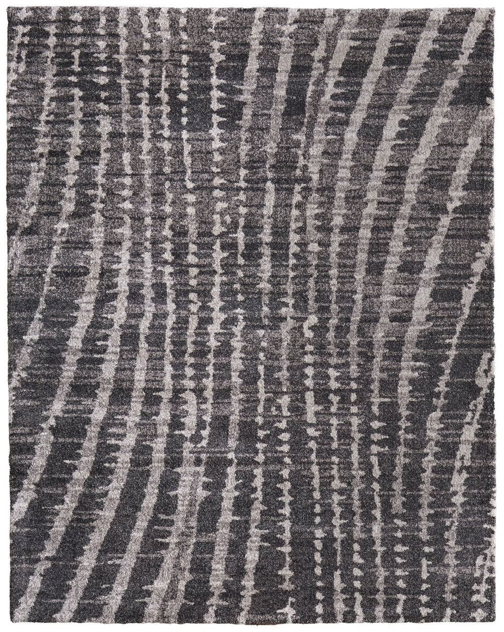 Feizy Rugs Skyview Abstract Contemporary Rug - Plush Polypropylene, Durable Turkish Design For Elegant Spaces Black,Gray,Ivory Polypropylene Skv39qdfchl000f05