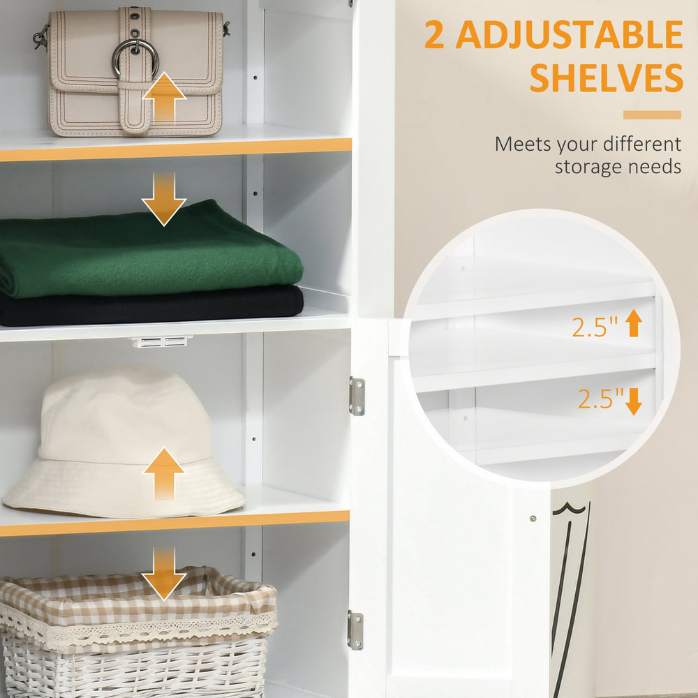 English Elm Kleankin Bathroom Floor Cabinet - Stylish Freestanding Storage With Adjustable Shelves & Open Design W2225P229573