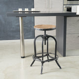 Christopher Knight Home® Firwood Adjustable Barstools Set - Swivel, Industrial Style