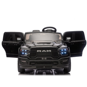 English Elm 24v Licensed Dodge Ram 2500 Kids Ride on Truck with Remote and 4-wheel Suspension W1578P305880